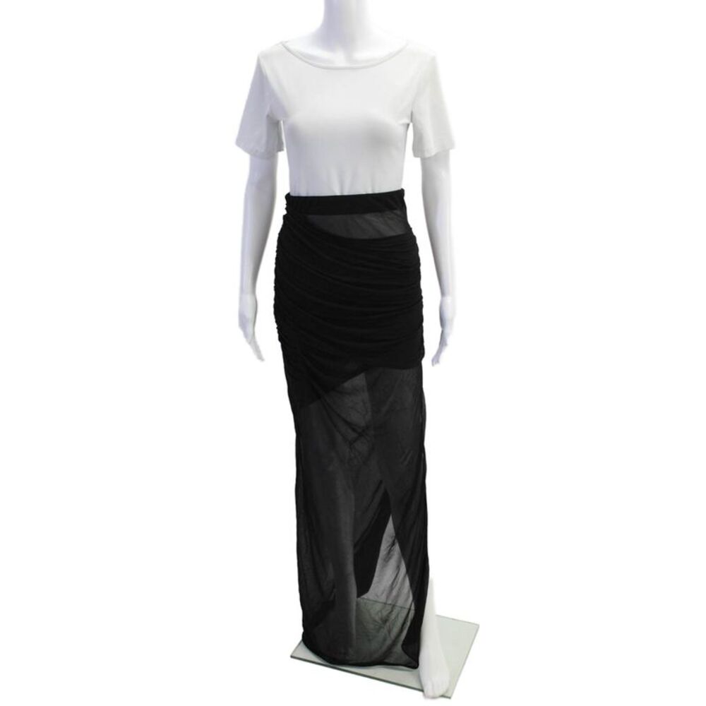 GAUGE81 Womens Tiroi Long Skirt - Black Size 38